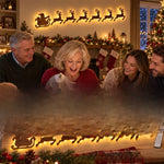 Christmas Glow Wall Silhouette Lights