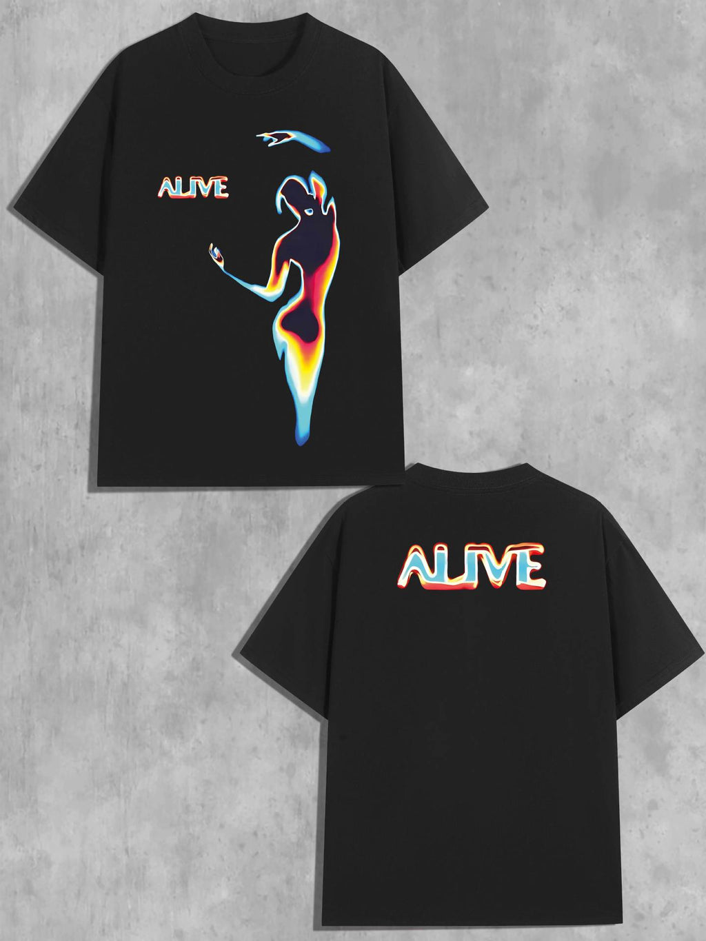 Y2K Style Cotton Graphic Print Loose Fit Short Sleeve T-Shirt