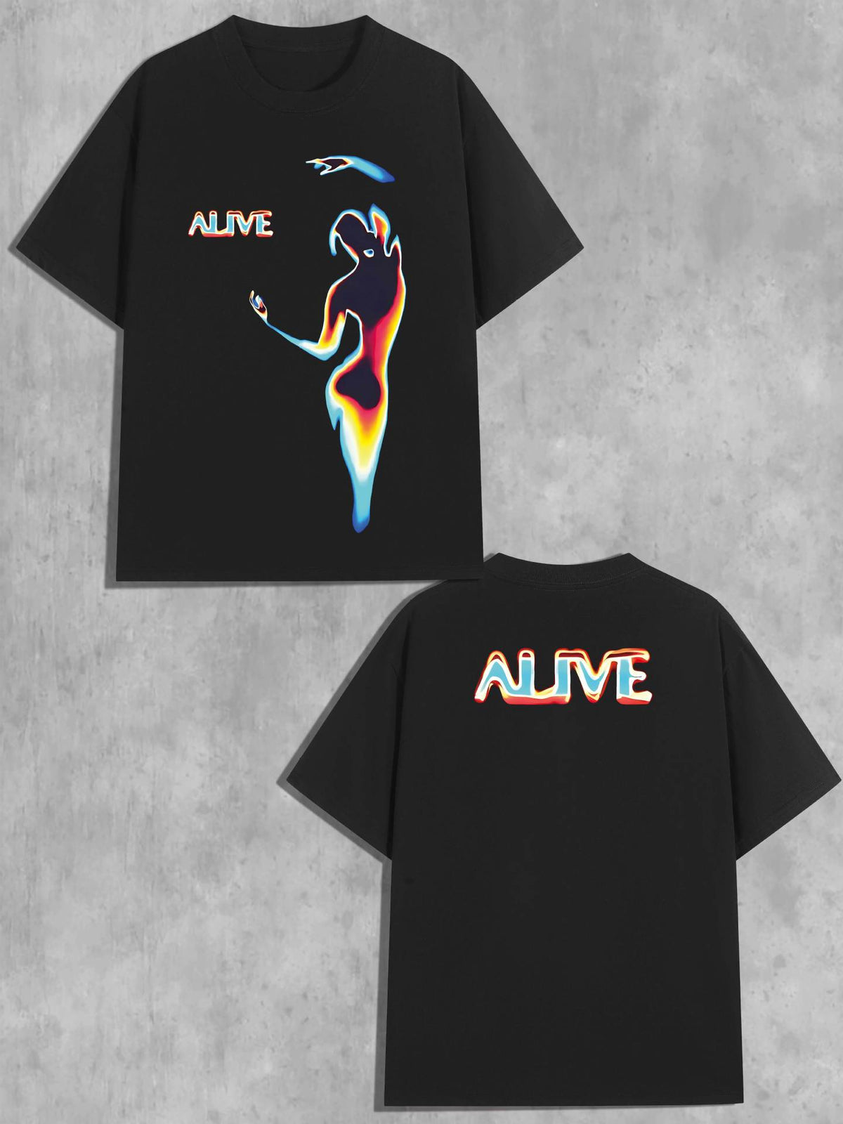 Y2K Style Cotton Graphic Print Loose Fit Short Sleeve T-Shirt