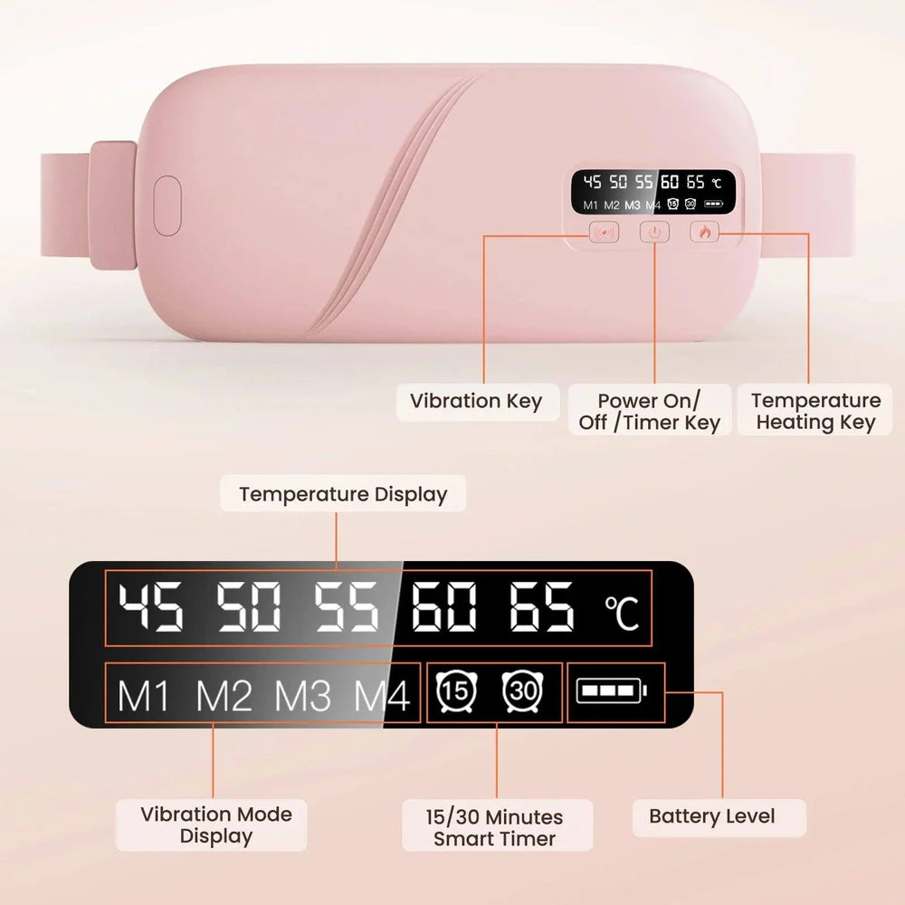 Portable Wireless Menstrual Heating Pad