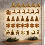 Christmas Glow Wall Silhouette Lights