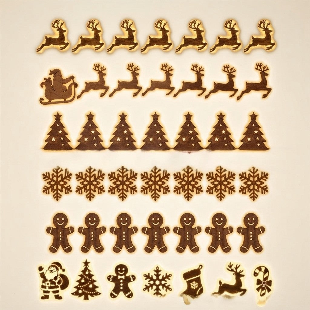 Christmas Glow Wall Silhouette Lights